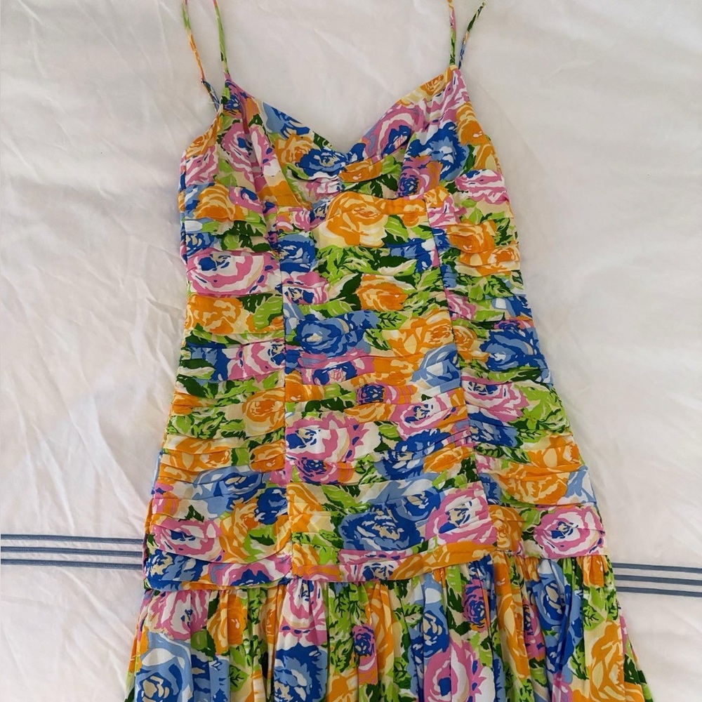 Zara Floral Mini Dress - Multicolor